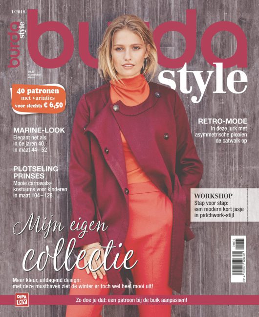 Burda Style 2018/01 - navy, retro of patchwork style ?